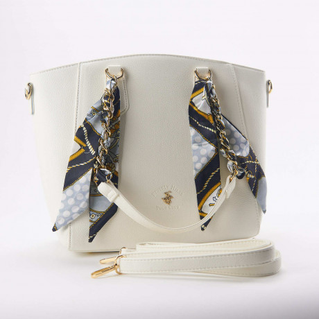 Сумка Beverly Hills Polo Club BH-3220-BI, экокожа. Цвет: белый