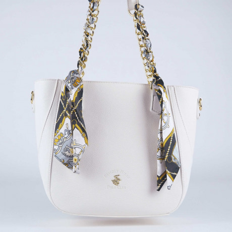 Сумка Beverly Hills Polo Club BH-3221-BI, экокожа. Цвет: белый