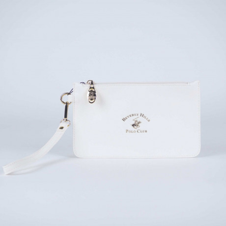 Сумка-косметичка Beverly Hills Polo Club BH-3225-BI, экокожа. Цвет: белый