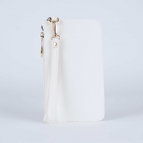 Сумка-косметичка Beverly Hills Polo Club BH-3225-BI, экокожа. Цвет: белый