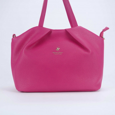 Сумка Beverly Hills Polo Club BH-3240-FX, экокожа. Цвет: фуксия