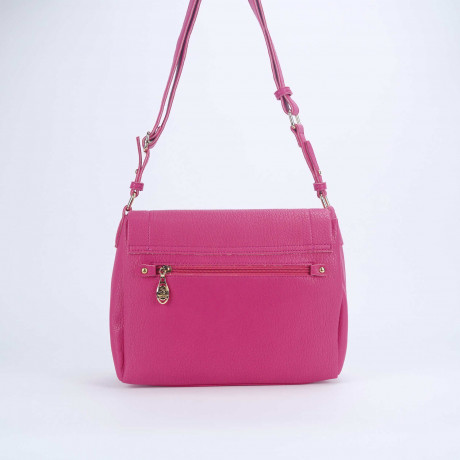 Сумка Beverly Hills Polo Club BH-3241-FX, экокожа. Цвет: фуксия