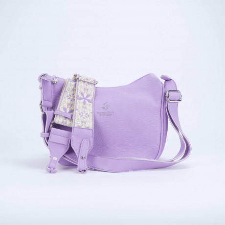 Сумка Beverly Hills Polo Club BH-3242-LI, экокожа. Цвет: лиловый