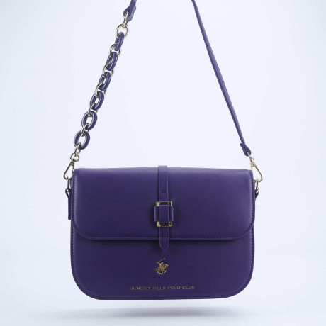 Сумка Beverly Hills Polo Club BH-3251-BL, экокожа. Цвет: синий