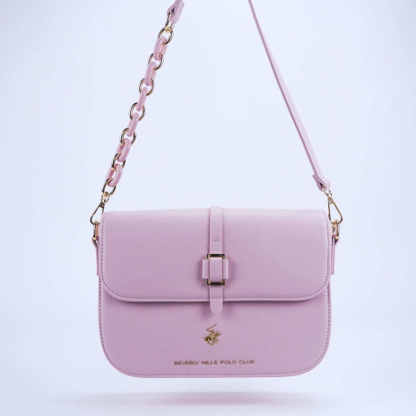 Сумка Beverly Hills Polo Club BH-3251-CI, экокожа. Цвет: розовый