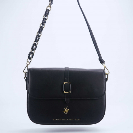 Сумка Beverly Hills Polo Club BH-3251-NE, экокожа. Цвет: чёрный