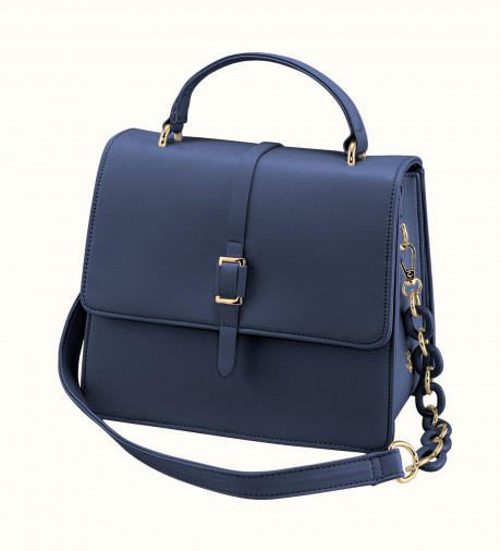 Сумка Beverly Hills Polo Club BH-3252-BL, экокожа. Цвет: синий