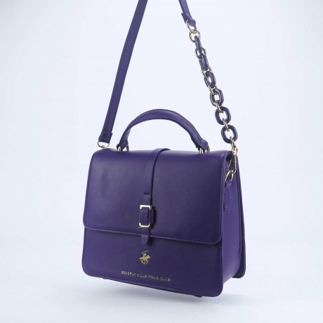 Сумка Beverly Hills Polo Club BH-3252-BL, экокожа. Цвет: синий