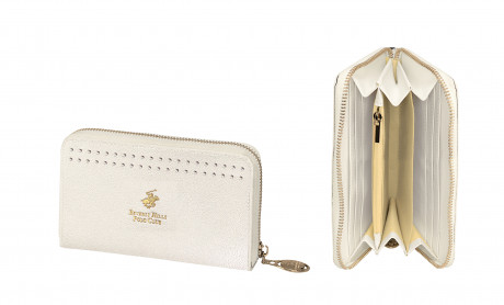 Кошелёк Beverly Hills Polo Club BH-3305-OR, экокожа. Цвет: светлое золото