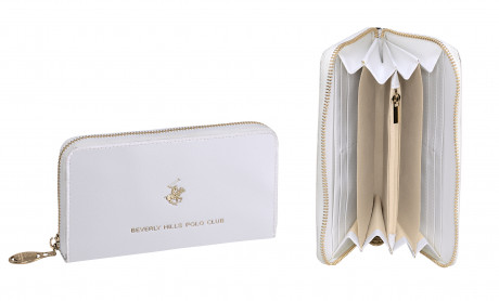 Кошелёк Beverly Hills Polo Club BH-3316-BI, экокожа. Цвет: белый