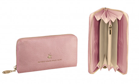 Кошелёк Beverly Hills Polo Club BH-3347-CI, экокожа. Цвет: розовый
