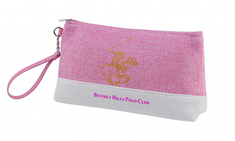 Сумка-косметичка Beverly Hills Polo Club BH-3363-FX, текстиль. Цвет: розовый