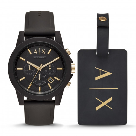 Набор: часы + брелок Armani Exchange AX7105