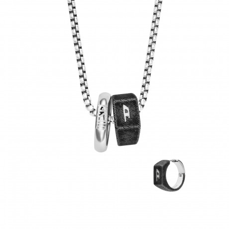 Набор: подвеска + кольцо Diesel DX1654SET