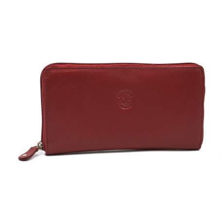 Кошелёк Beverly Hills Polo Club BH-2965-RS, натуральная кожа теленка. Цвет: красный