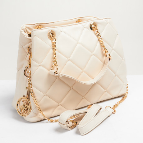 Сумка Beverly Hills Polo Club BH-3091-BE, экокожа. Цвет: бежевый